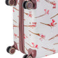 Ted Baker Wild Iris 4-Wheel Carry On Trolley Case | White