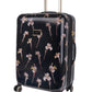 Ted Baker Wild Iris Medium 4-Wheel Trolley Case | Black