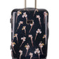 Ted Baker Wild Iris Medium 4-Wheel Trolley Case | Black