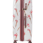 Ted Baker Wild Iris Large 4-Wheel Trolley Case | White