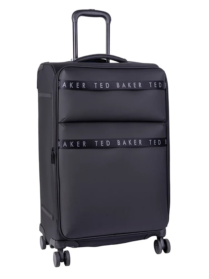 Ted Baker Quantum Medium 4-Wheel Trolley Case | Black