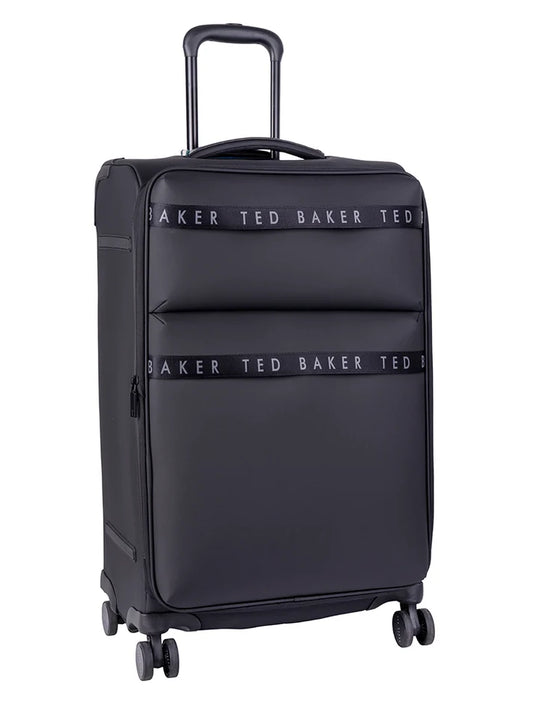 Ted Baker Quantum Medium 4-Wheel Trolley Case | Black