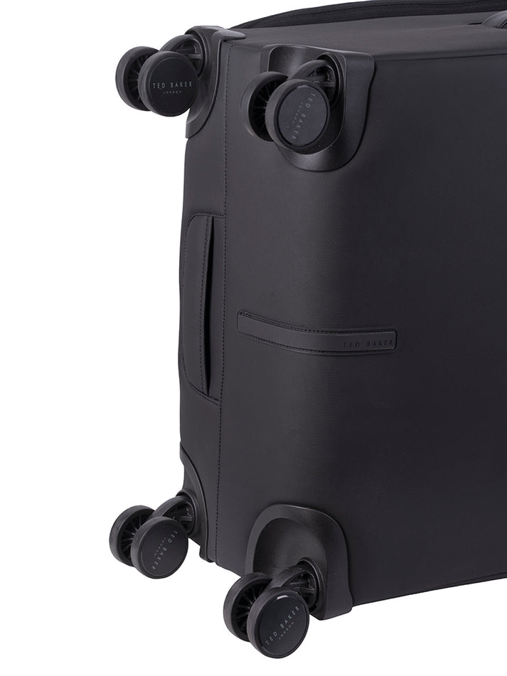 Ted Baker Quantum Medium 4-Wheel Trolley Case | Black