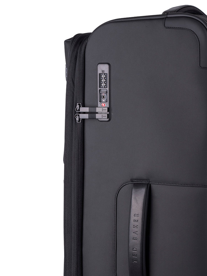 Ted Baker Quantum Large 4-Wheel Trolley Case | Black