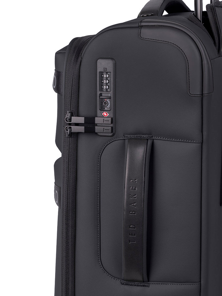 Ted Baker Quantum 4-Wheel Carry On Trolley Case | Black