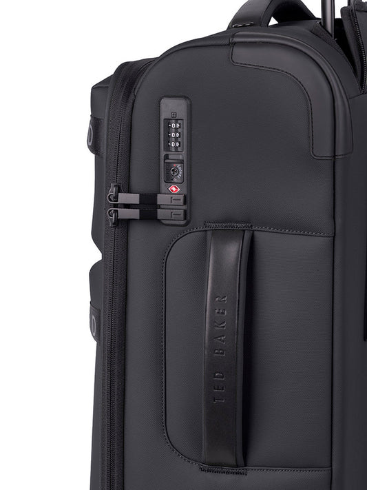 Ted Baker Quantum 4-Wheel Carry On Trolley Case | Black