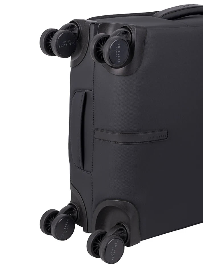 Ted Baker Quantum 4-Wheel Carry On Trolley Case | Black