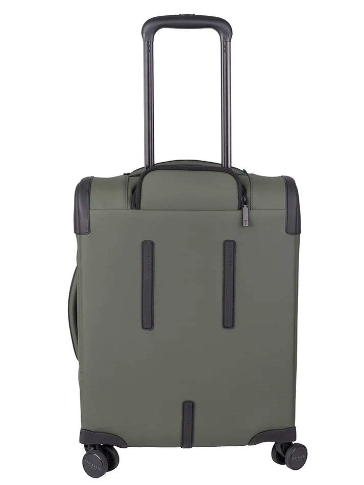 Ted Baker Quantum 4-Wheel Carry On Trolley Case | Green