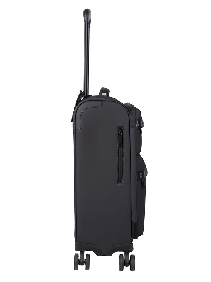Ted Baker Quantum 4-Wheel Carry On Trolley Case | Black