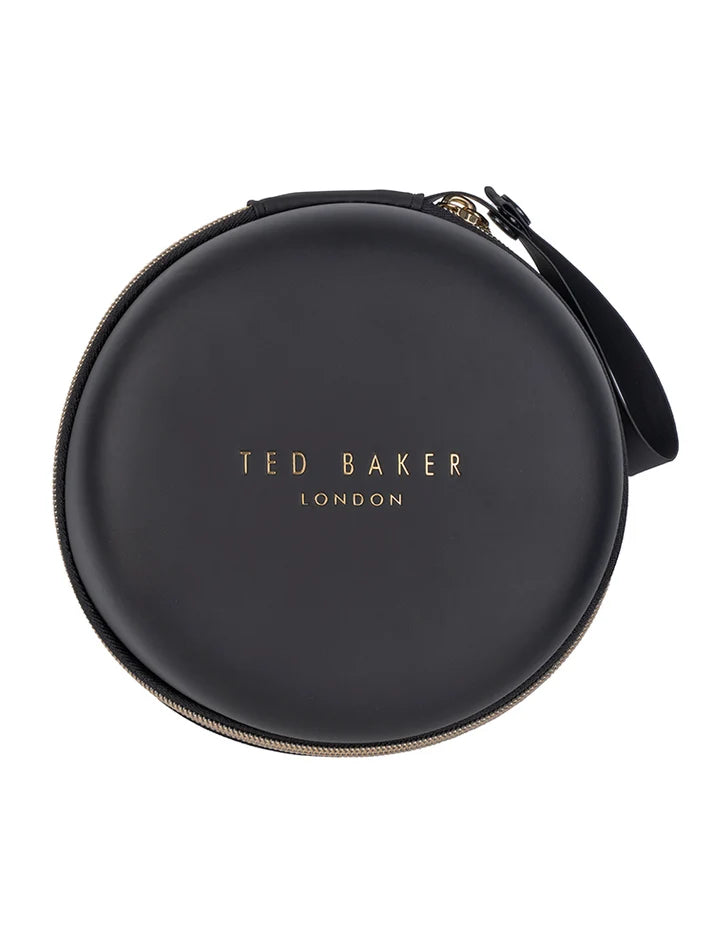 Ted Baker Memory Foam Travel Pillow with Storage Case | Blue
