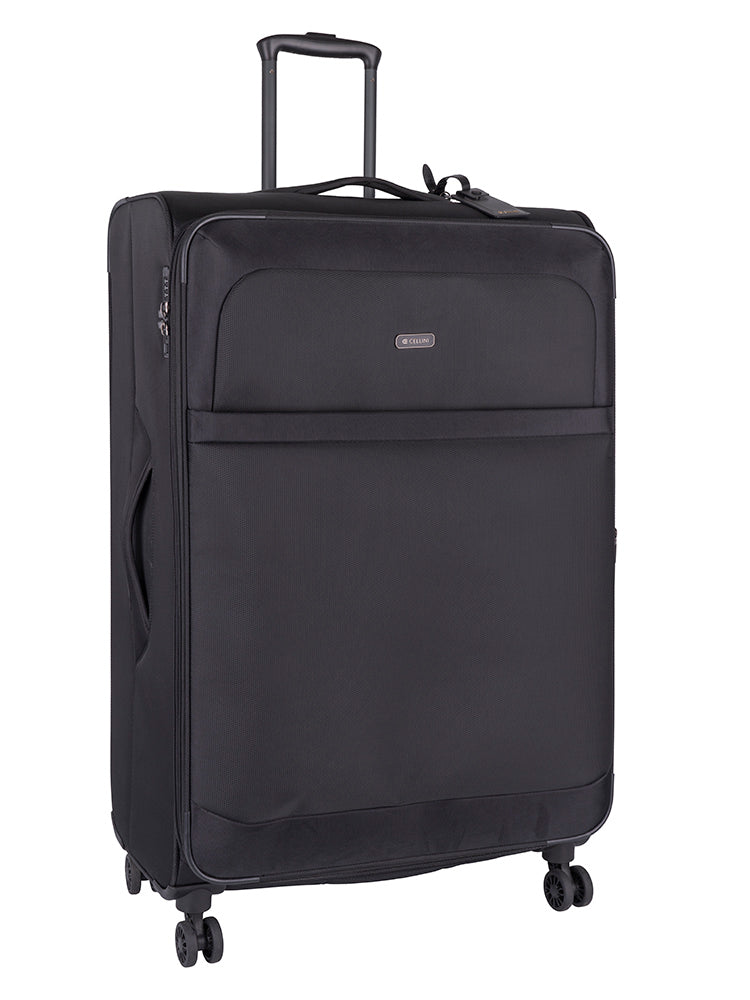 Cellini Microlite S Large 4 Wheel Trolley Case | Black