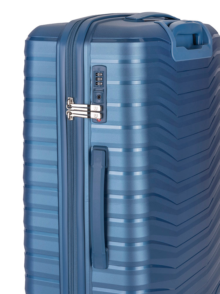 Cellini Aerotech Medium 4 Wheel Trolley Case | Blue
