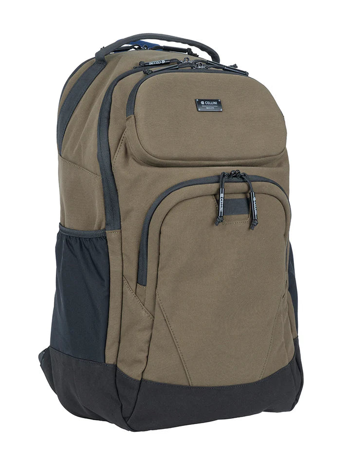Cellini Explorer Pro Large Business Backpack with Shockproof Pocket | Olive