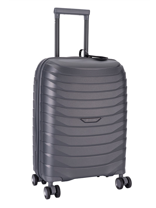Cellini Grande 4-Wheel Carry-On Trolley Case | Grey