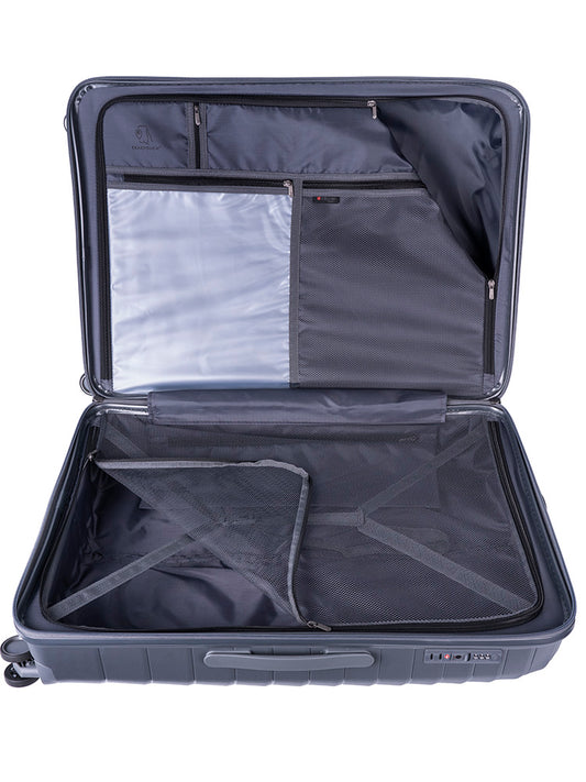 Cellini Grande Large 4 Wheel Trolley Case | Grey