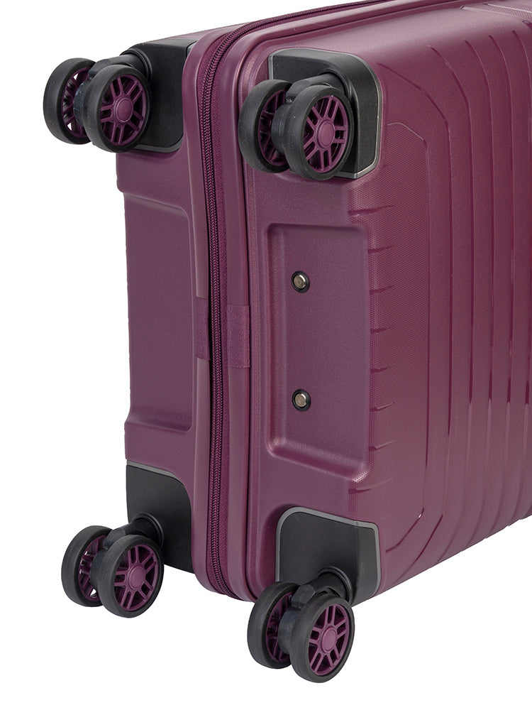 Cellini Guardlite 4 Wheel Carry On Trolley | Mauve