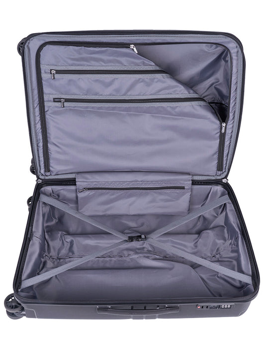 Cellini Guardlite Medium 4 Wheel Trolley Case | Black