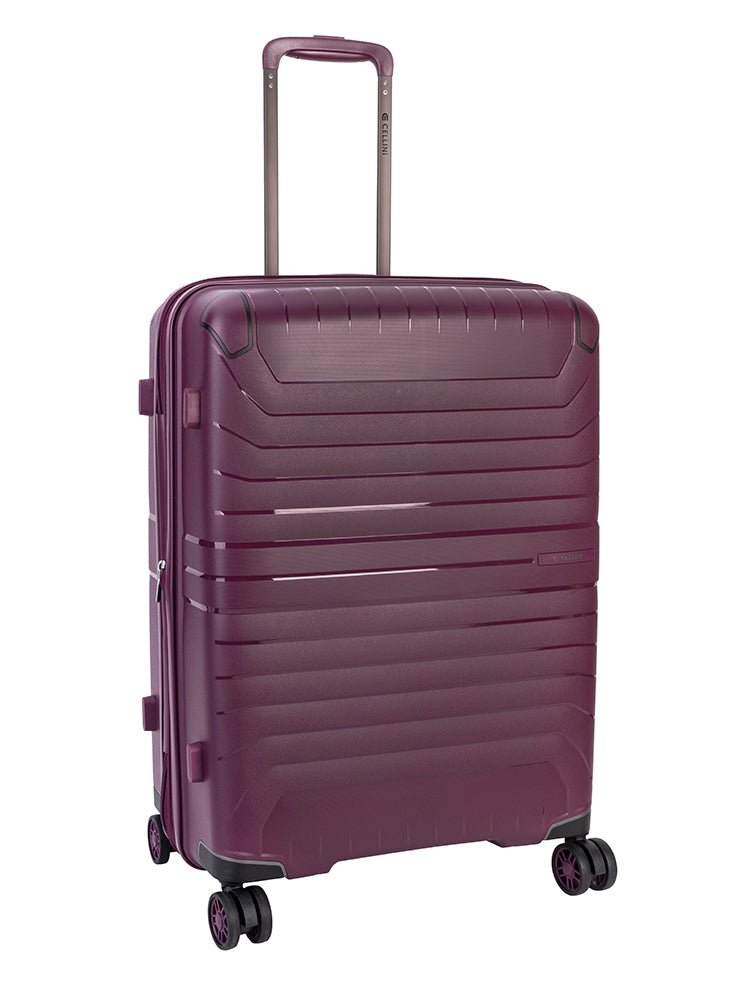 Cellini Guardlite Medium 4 Wheel Trolley Case | Mauve