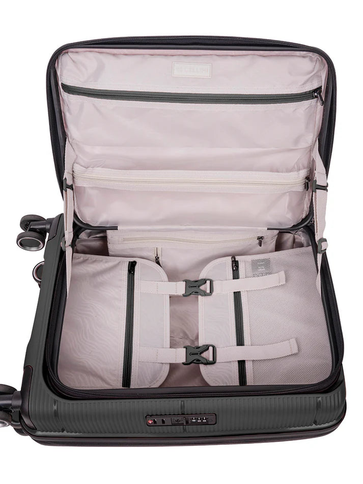 Cellini Ipak 4 Wheel Carry On Trolley Case | Black