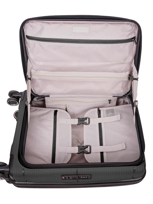 Cellini Ipak 4 Wheel Carry On Trolley Case | Black