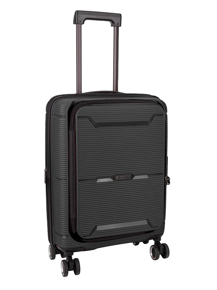 Cellini Ipak 4 Wheel Carry On Trolley Case | Black