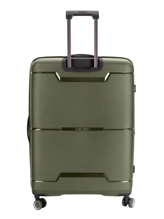 Cellini Ipak Large 4 Wheel Trolley Case | Green