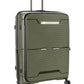 Cellini Ipak Large 4 Wheel Trolley Case | Green