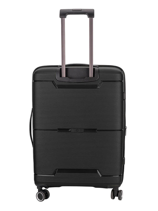 Cellini Ipak Medium 4 Wheel Trolley Case | Black