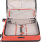 Cellini Ipak Medium 4 Wheel Trolley Case | Coral
