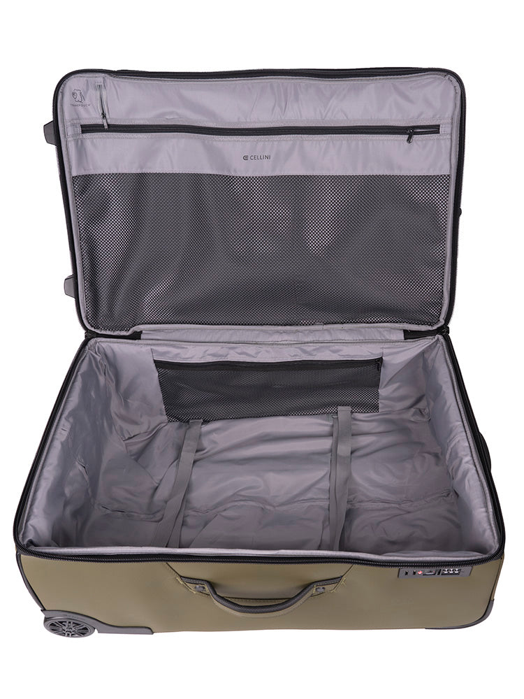 Cellini Nomad Large Trolley Pullman with Oversized All Terrain Wheels | Green