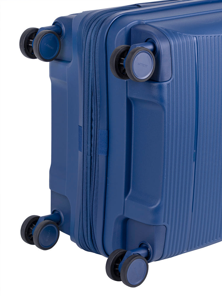 Cellini Qwest 4 Wheel Carry On Trolley | Blue