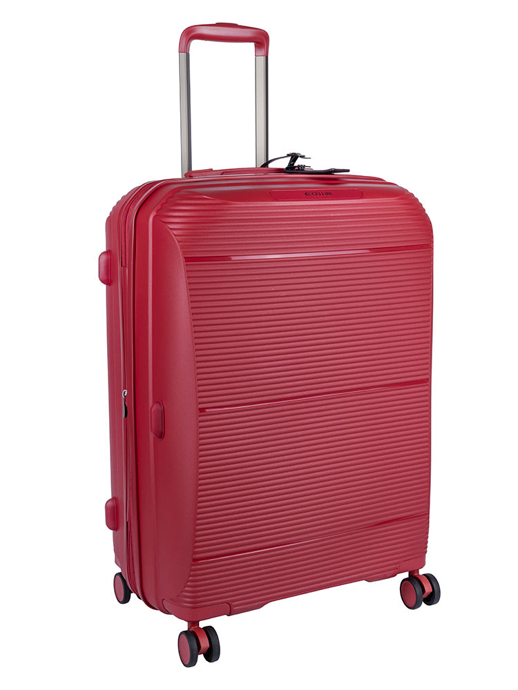 Cellini Qwest Medium 4 Wheel Trolley Case | Red
