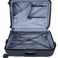 Cellini Safetech Zipperless Lock Medium 4 Wheel Trolley Case | Black