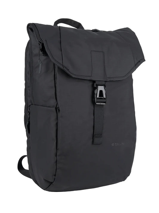 Cellini Sidekick Water Resistant Fold-over Backpack | Black