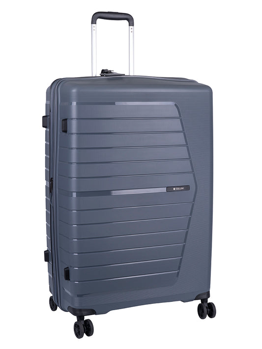 Cellini Starlite Large 4 Wheel Trolley Case | Grey