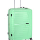 Cellini Starlite Medium 4 Wheel Trolley Case | Light Green