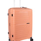 Cellini Starlite Medium 4 Wheel Trolley Case | Peach Fuzz