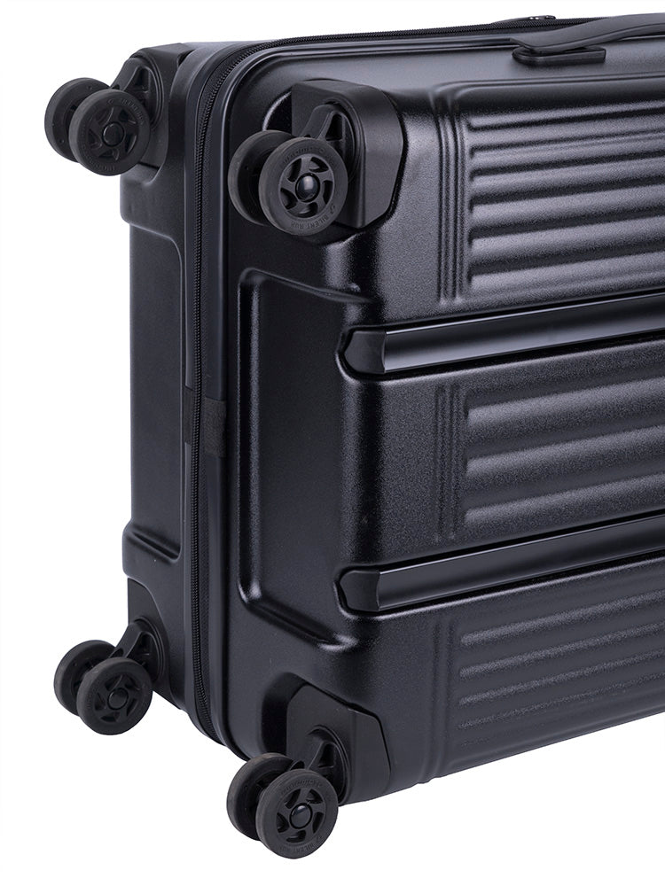 Cellini Tri Pak Medium 4 Wheel Trolley Case | Black