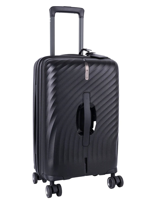 Cellini Xpedition 4 Wheel Carry On Trunk | Black