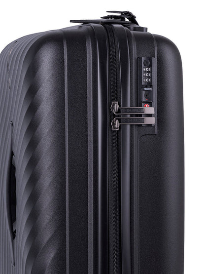 Cellini Xpedition 4 Wheel Carry On Trunk | Black
