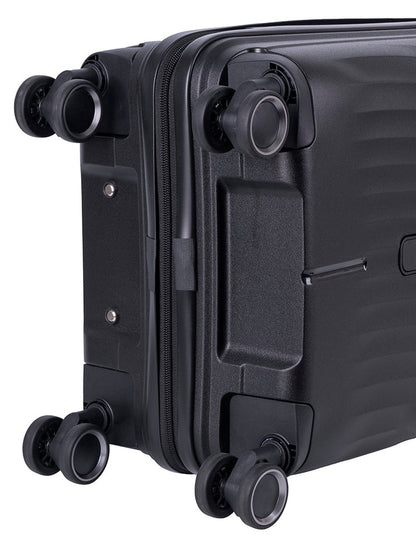 Cellini Xpedition 4 Wheel Carry On Trunk | Black