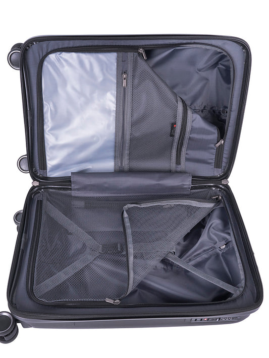 Cellini Xpedition 4 Wheel Carry On Trunk | Black