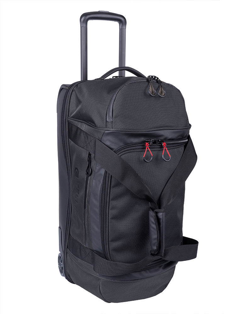 Cellini Xplorer Medium Double Decker Trolley Duffel with Oversized Fastline All Terrain Wheels | Black