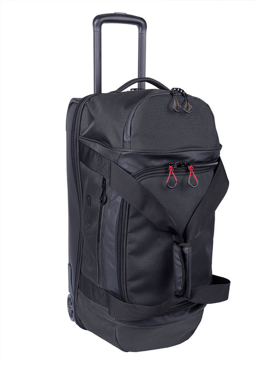 Cellini Xplorer Medium Double Decker Trolley Duffel with Oversized Fastline All Terrain Wheels | Black