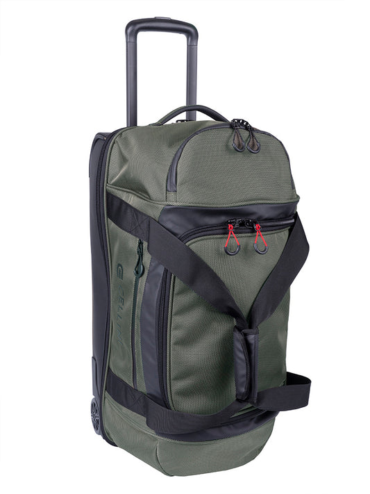 Cellini Xplorer Medium Double Decker Trolley Duffel with Oversized Fastline All Terrain Wheels | Green