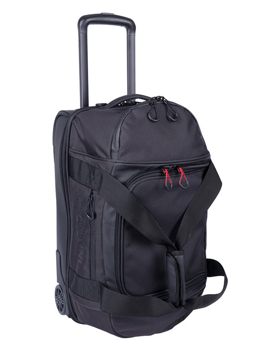 Cellini Xplorer Small Double Decker Trolley Duffel with Oversized Fastline All Terrain Wheels | Black