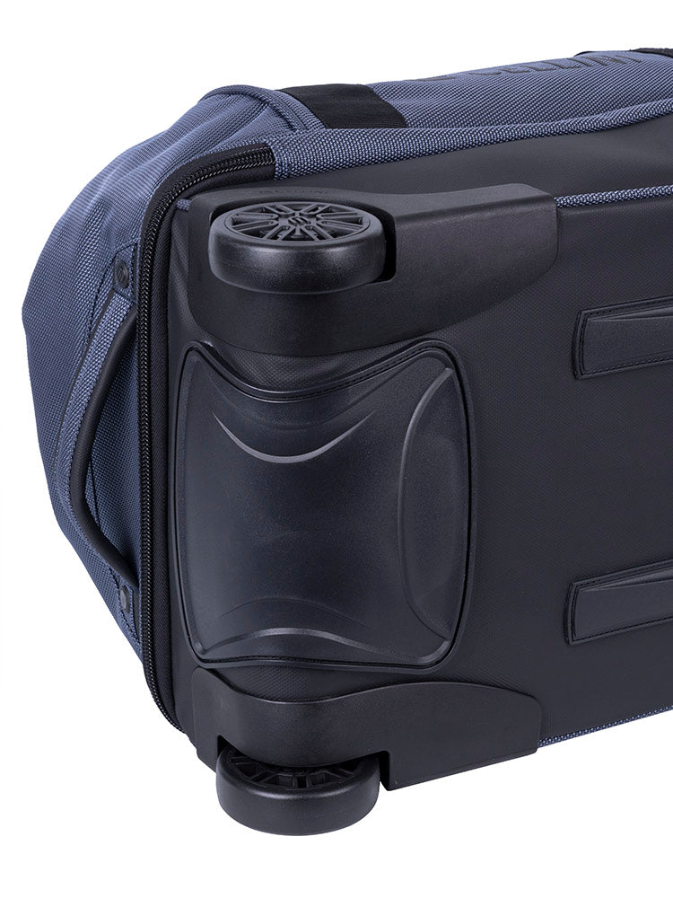 Cellini Xplorer Small Double Decker Trolley Duffel with Oversized Fastline All Terrain Wheels | Blue