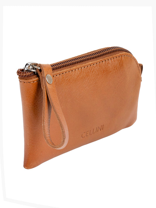 Cellini Diva Key Pouch | Cognac