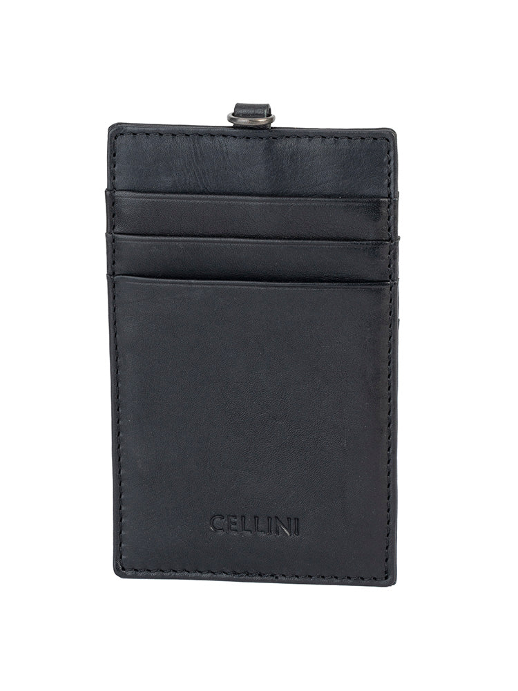 Cellini Diva Neck Sling Card Holder | Black