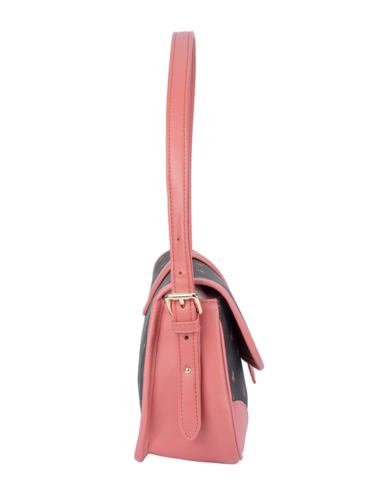 Polo Kelsey Flapover Shoulder Bag | Brown